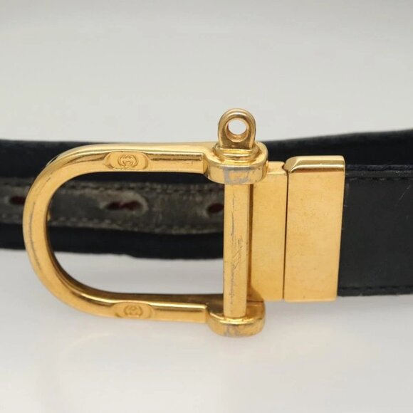 GUCCI Sherry Line Belt Leather 43.3\